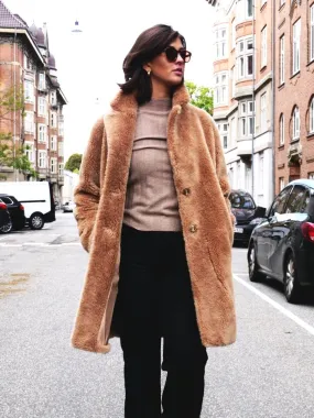 Funa, 94 cm. - Kragen - Air Wool - Damen - Kamel