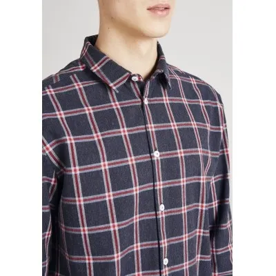 Givn Herren Hemd Kent Blue Red