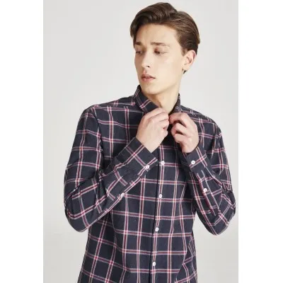 Givn Herren Hemd Kent Blue Red