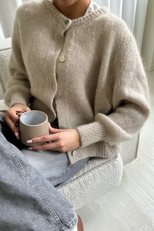 Heidi-Mode | Strick Frauenjacke Mit Knöpfen