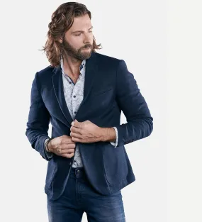 Herren emilio adani Casual Sakko in 3D Optik in Blau kaufen 28798