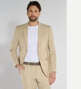 Herren engbers Anzug-Sakko slim fit in Beige kaufen 36474