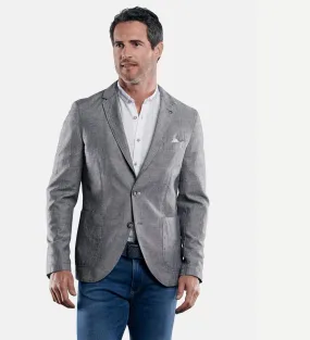 Herren engbers Sakko aus Leinen in Grau kaufen 30638