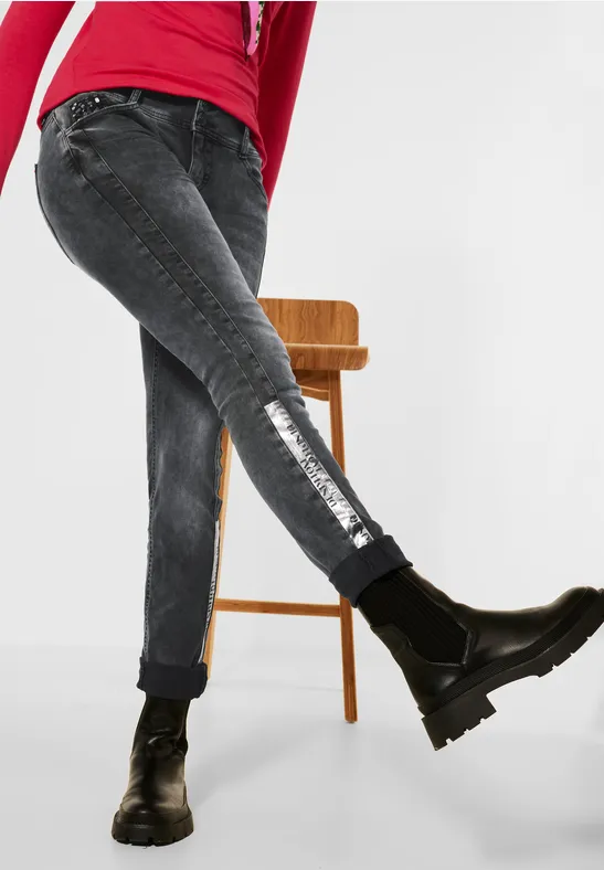 Street One Casual Fit Denim in black  - Style CRISSI