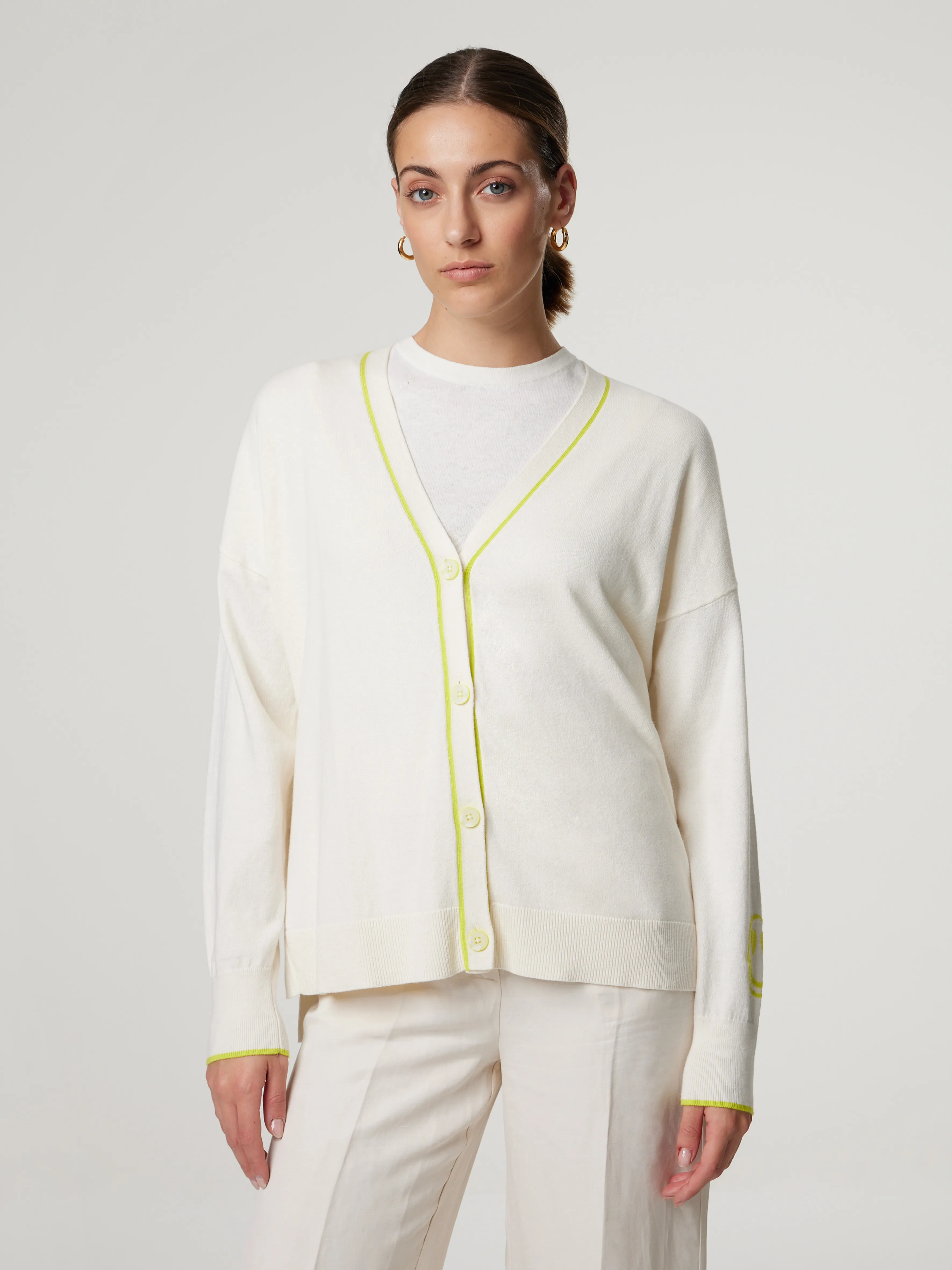 Strickjacke aus Baumwolle