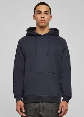 Urban Classics Herren Hoodie mit Kangarootasche und Tunnelzug navy